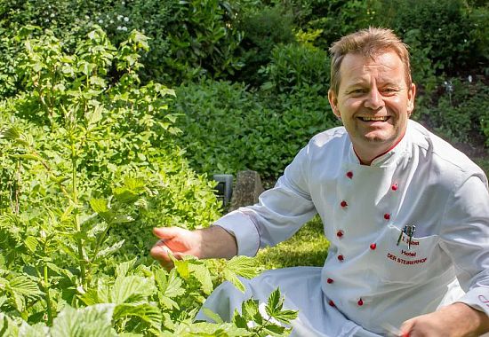 Garden tour with chef Johann Pabst