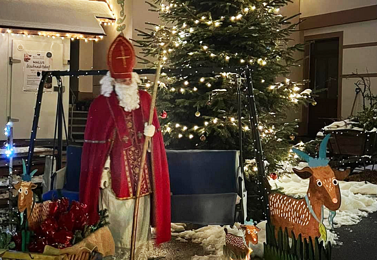 Besuch vom Nikolaus am Maluhof am
06.12.2025