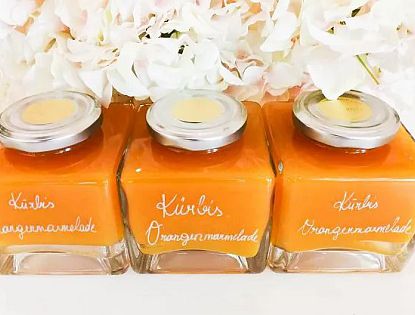 Hokkaidokürbis-Orangenmarmelade mit Ingwer