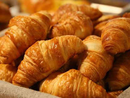 Französische Croissants