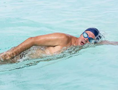 Schwimmtraining im Steirerhof