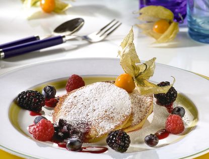 Rahmdalken mit Topfencreme